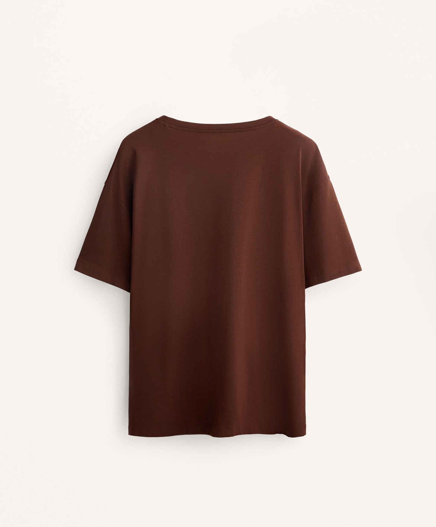 Short sleeve cotton blend T-shirt