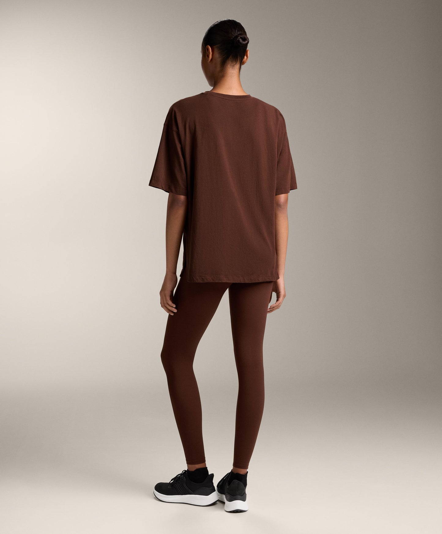 Short sleeve cotton blend T-shirt