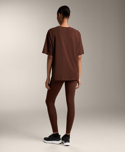 Short sleeve cotton blend T-shirt