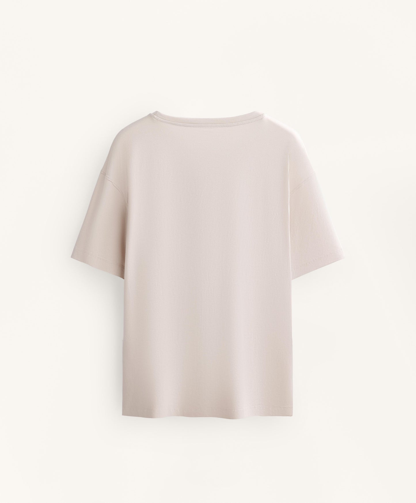 Short sleeve cotton blend T-shirt
