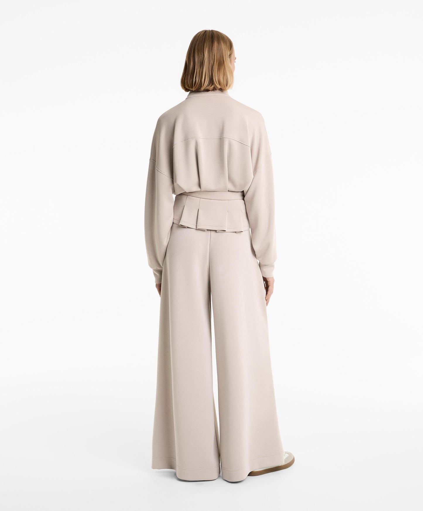 Soft-touch modal belted jacket