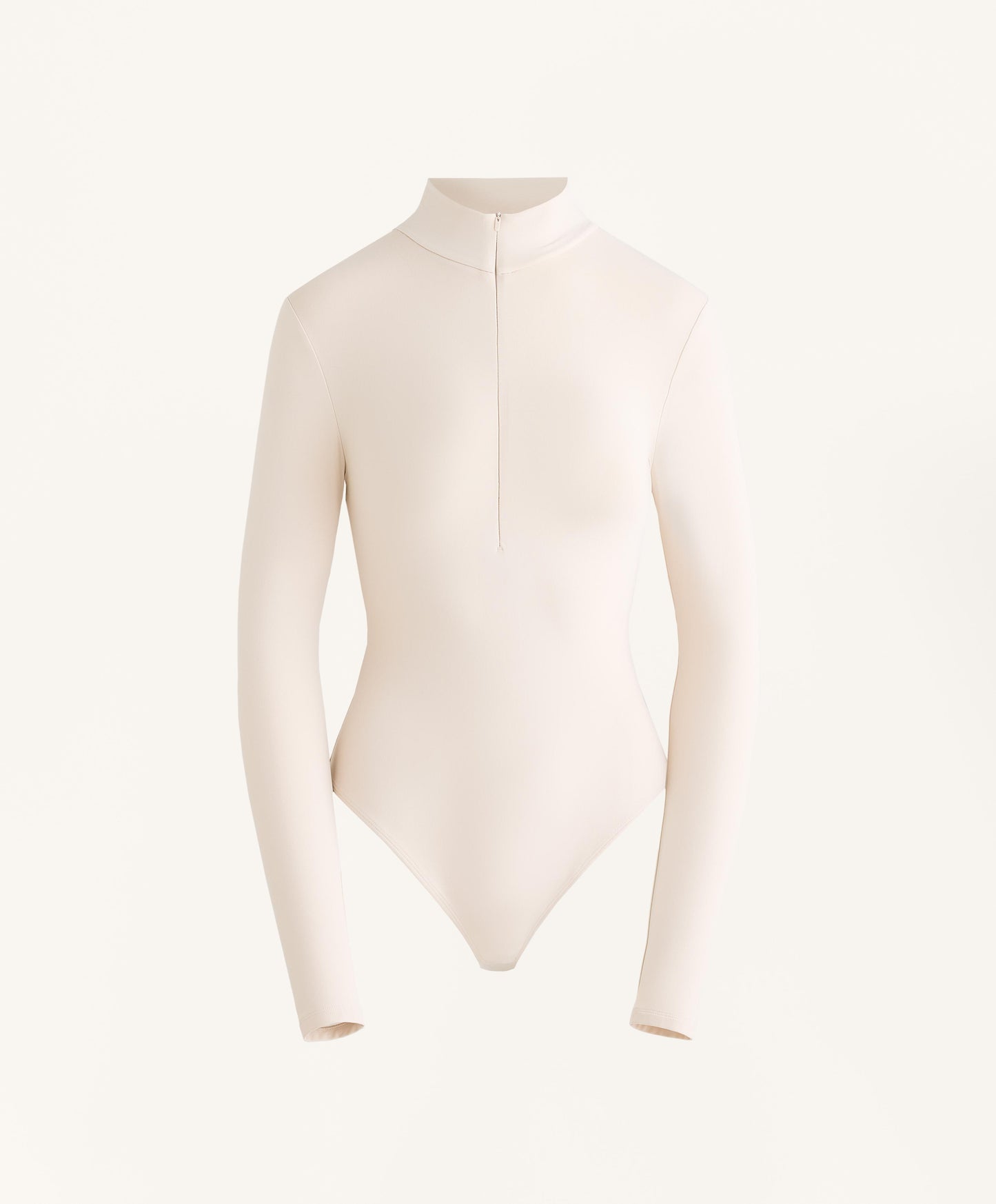 Half-zip base layer body