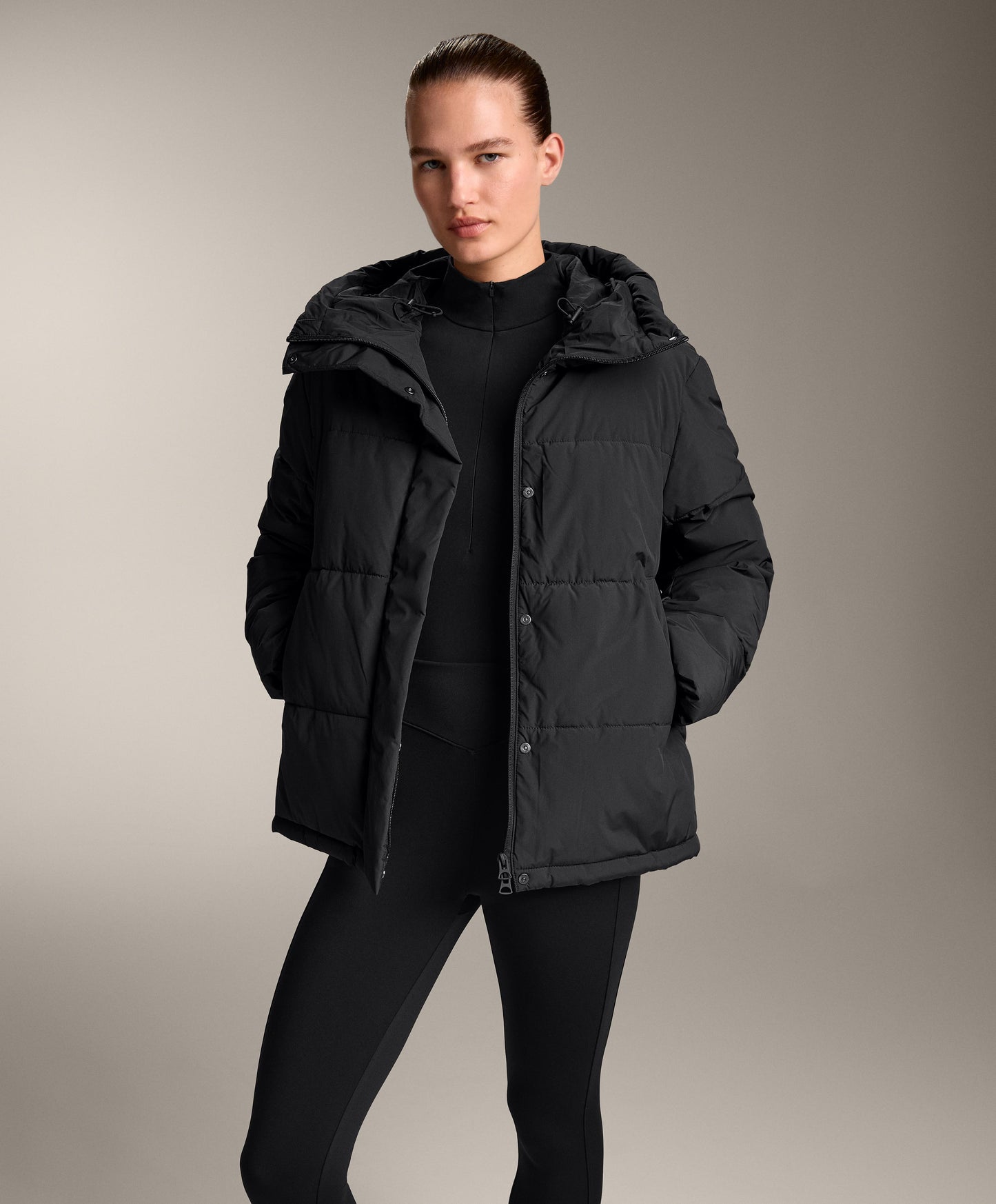 Half-zip base layer body