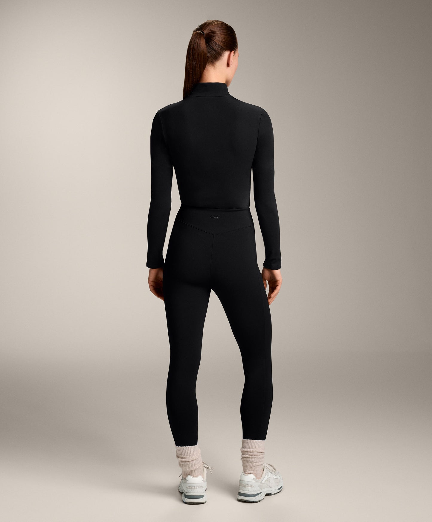 Half-zip base layer body