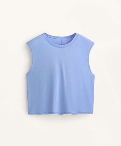 Modal blend sleeveless T-shirt