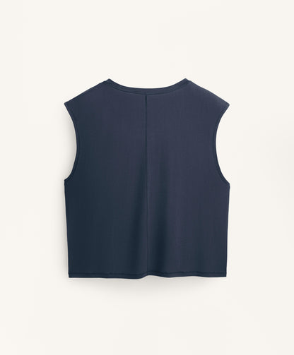 Modal blend sleeveless T-shirt