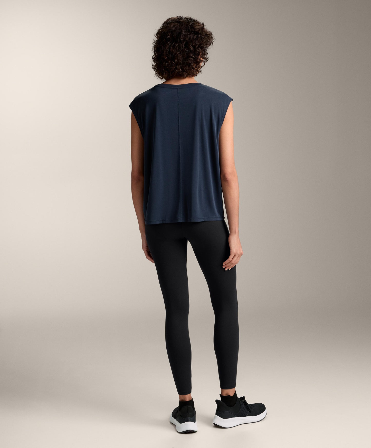 Modal blend sleeveless T-shirt
