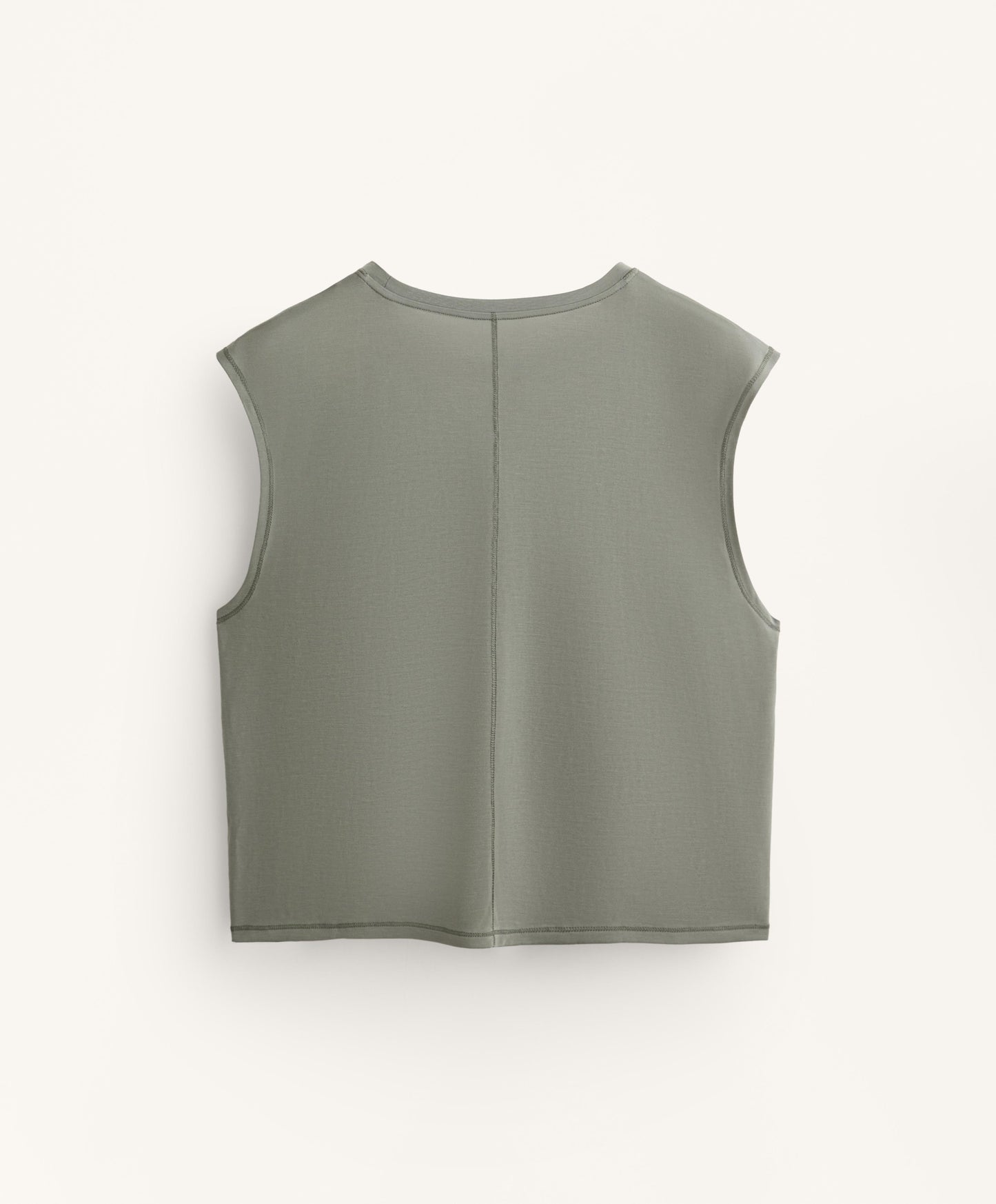 Modal blend sleeveless T-shirt