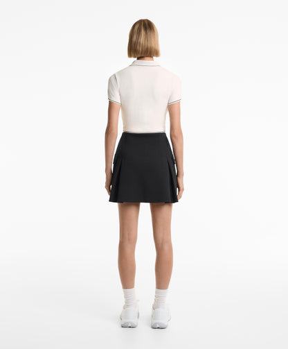 Seamless short-sleeve polo shirt