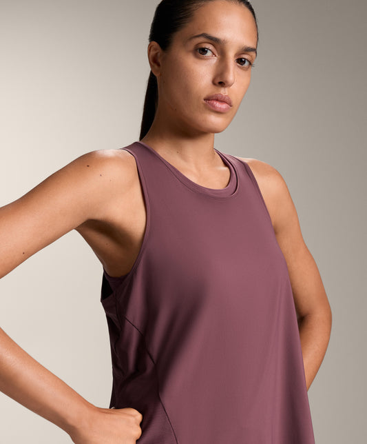 Technical sleeveless T-shirt