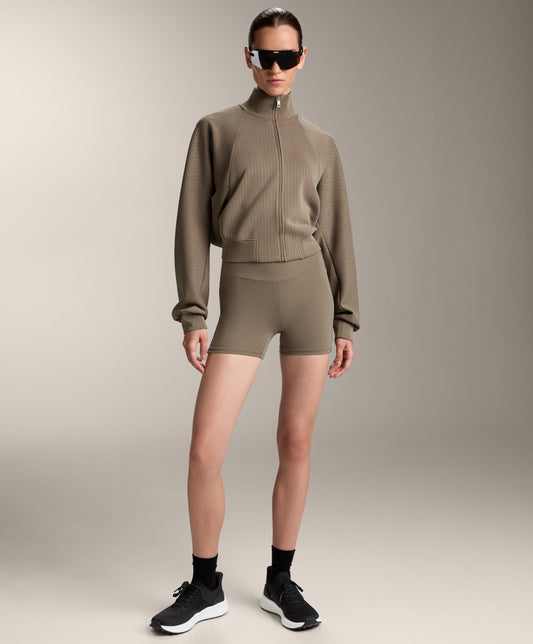 Comfortlux high-rise rib 10 cm hot pants