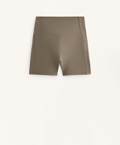 Comfortlux high-rise rib 10 cm hot pants