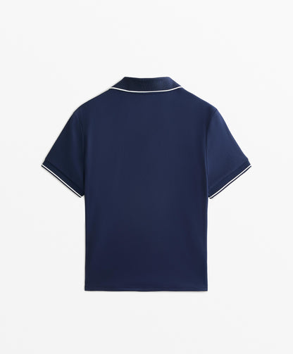 Short sleeve piping Comfortlux polo shirt