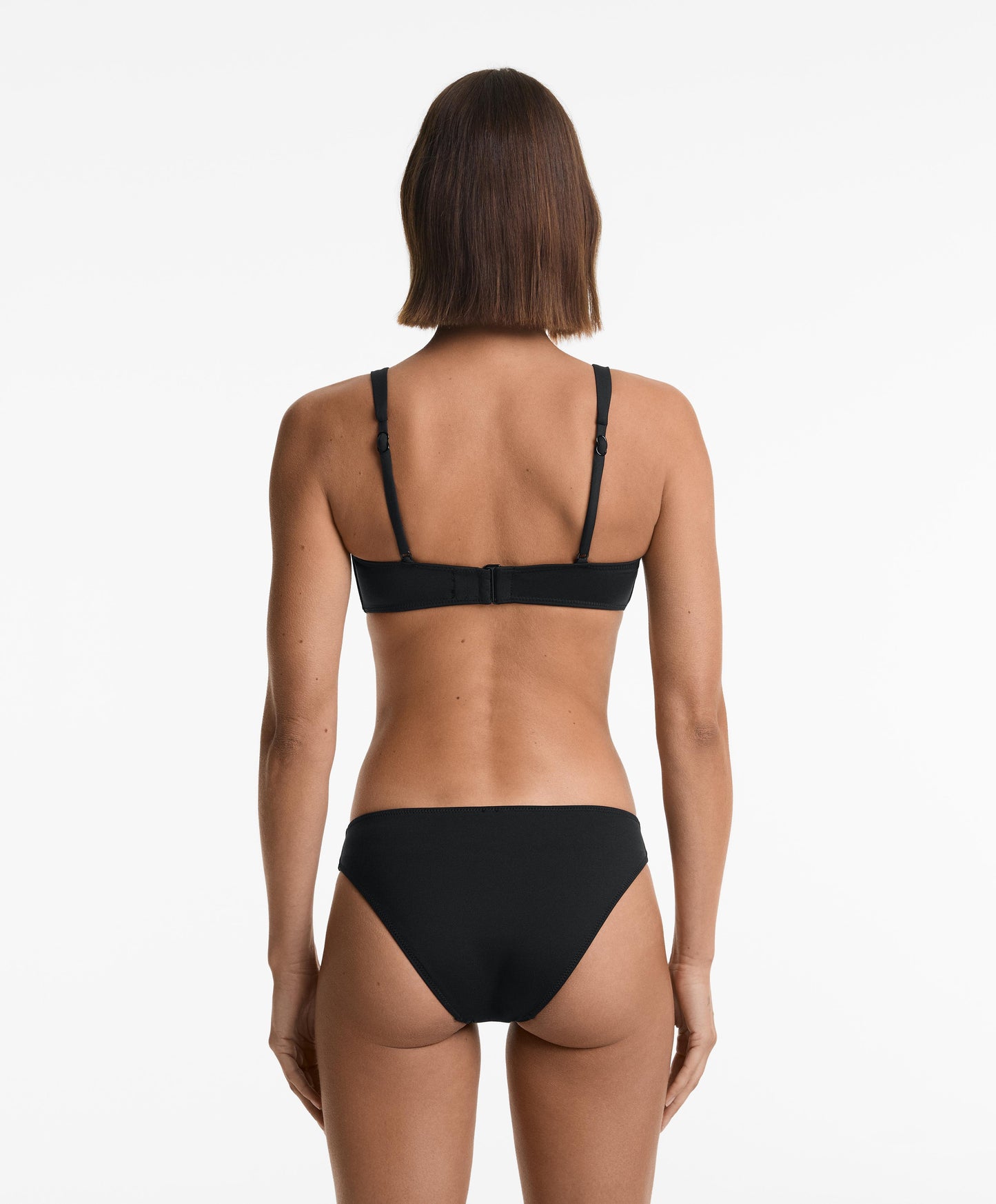 Halterneck U-neck bikini top