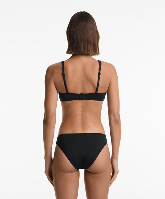 Halterneck U-neck bikini top