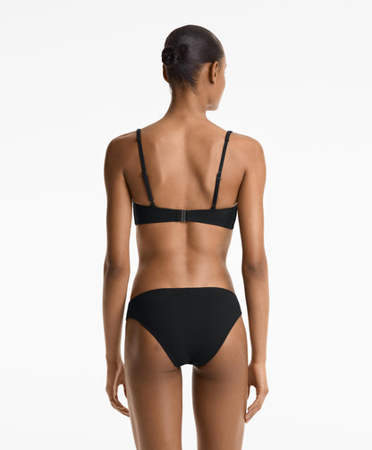 Piqu¨¦ halterneck bikini top