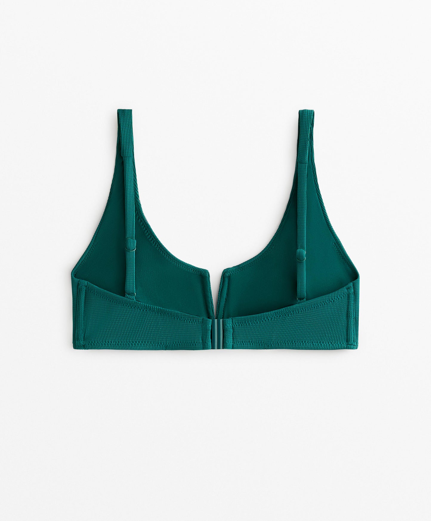 Piqu¨¦ halterneck bikini top