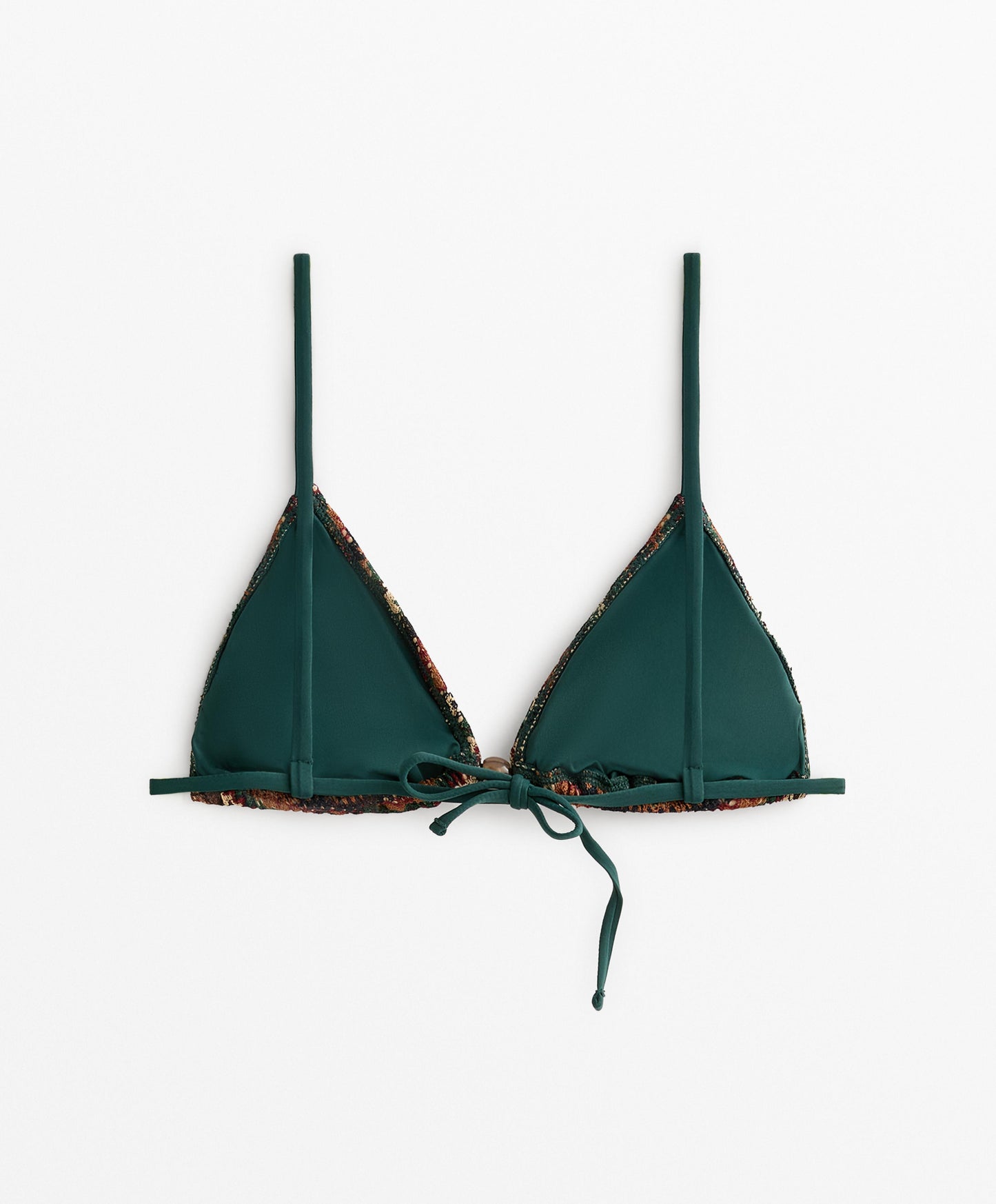 Triangle crochet bikini top