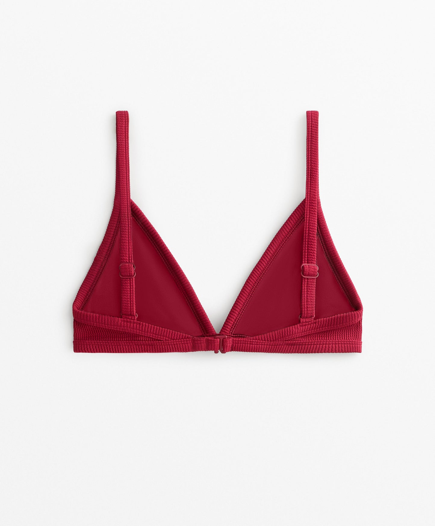 Triangle rib bikini top