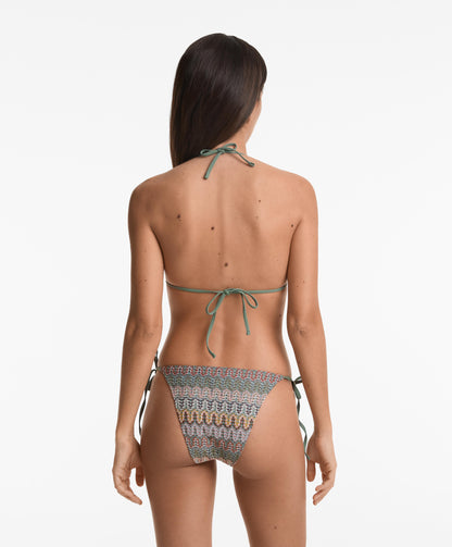 Medium-coverage crochet tie bikini briefs