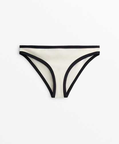 Contrast trim classic bikini briefs