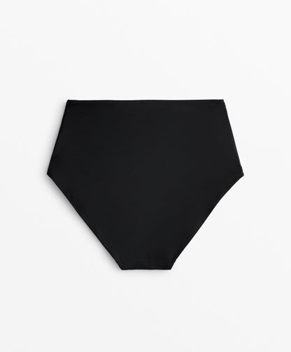 Shapewear-effect high-waisted bikini briefs