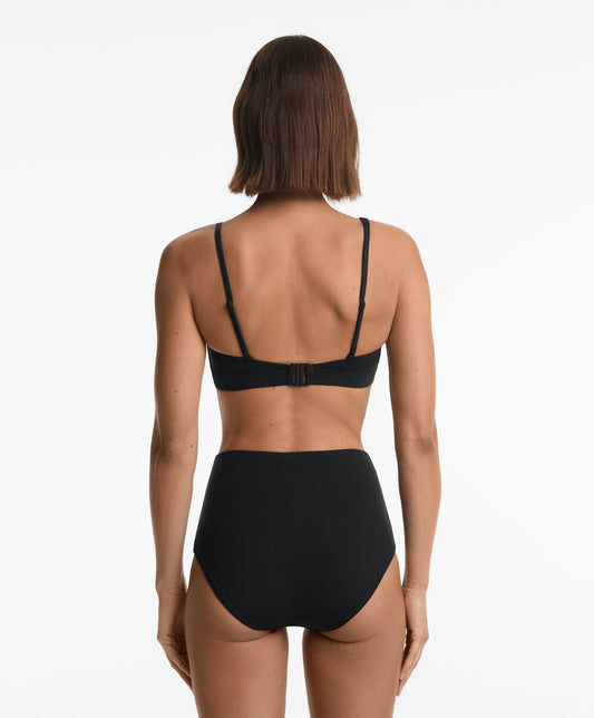 Shapewear-effect high-waisted bikini briefs