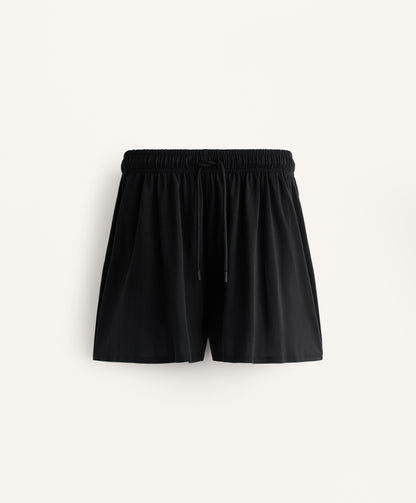 Floaty wide-leg shorts with modal