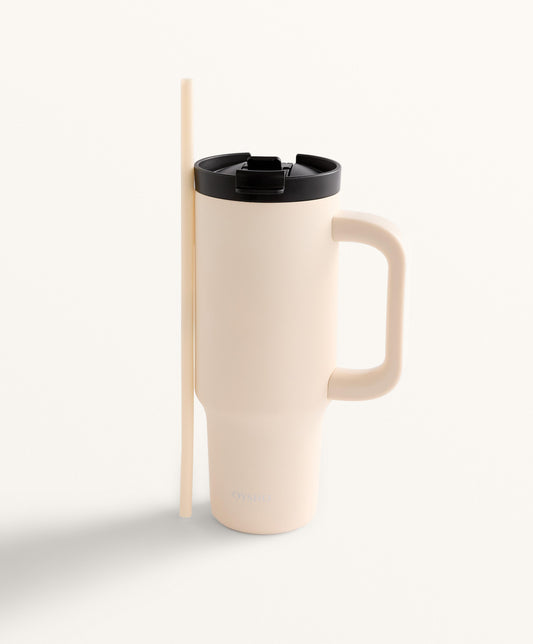 Tumbler bottle with handle