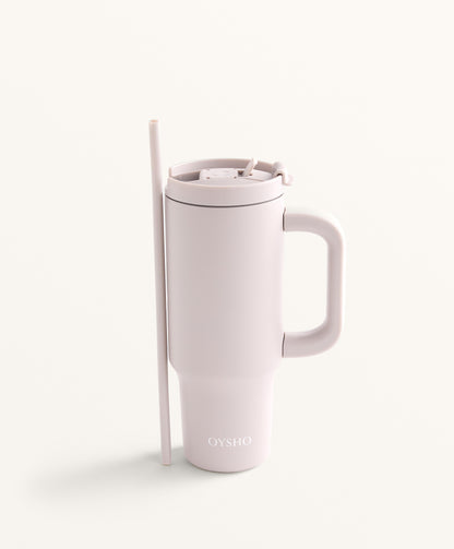 Tumbler bottle with handle