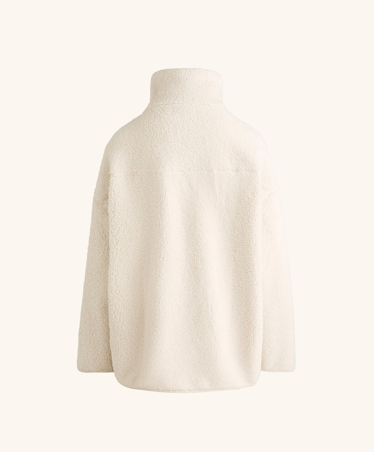 Faux-shearling oversize jacket