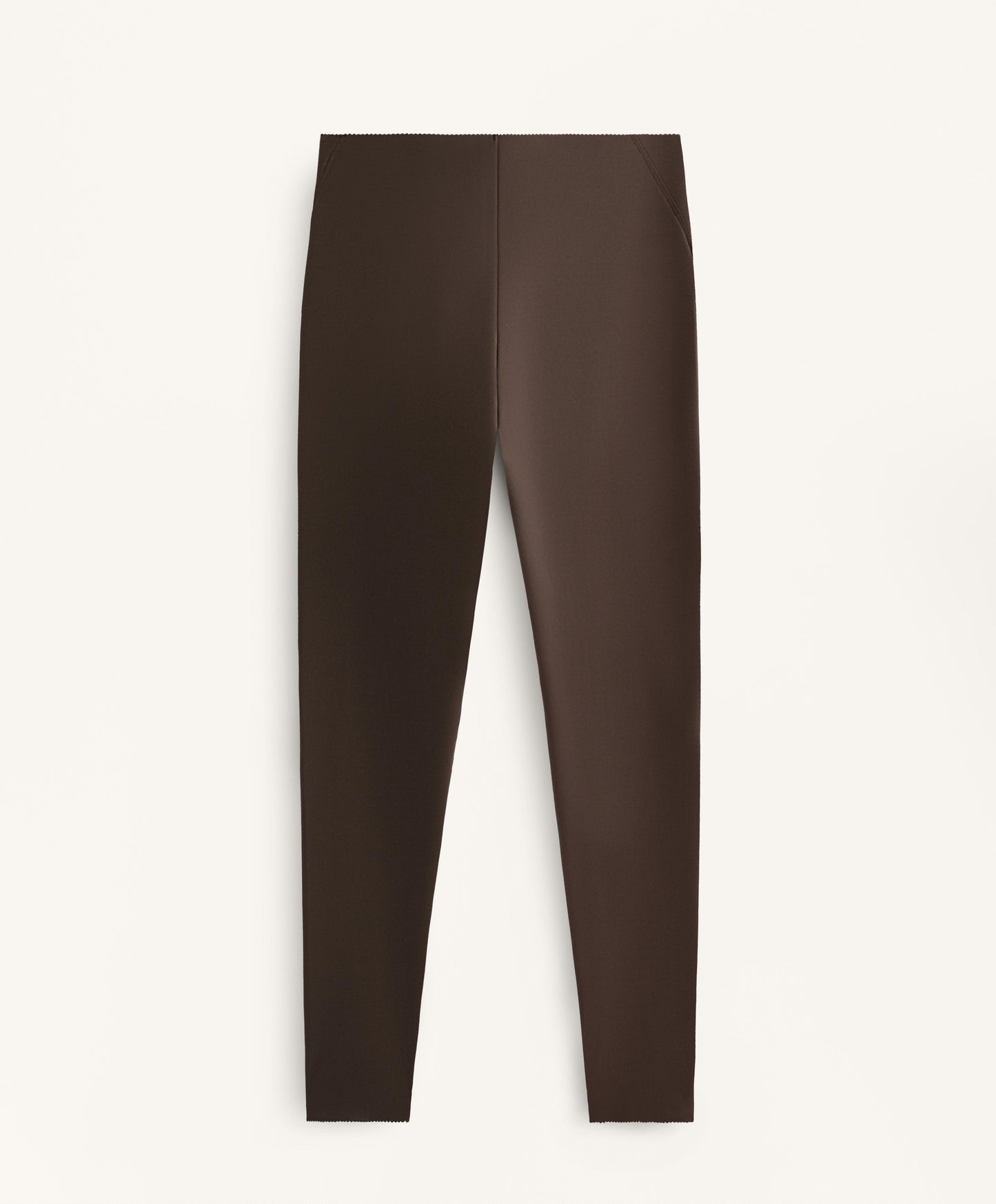 High rise Compressive core control ankle-length leggings