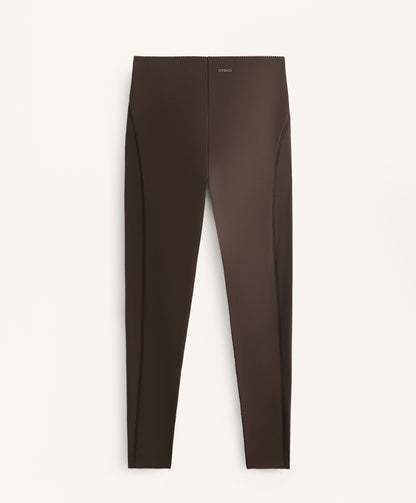 High rise Compressive core control ankle-length leggings