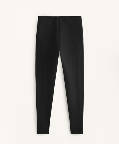 High rise Compressive core control ankle-length leggings