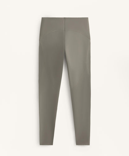 Compressive high rise ankle-length basic leggings
