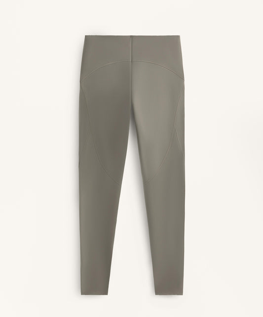 Compressive high rise ankle-length basic leggings