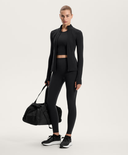 High rise ankle-length Compressive raise up leggings