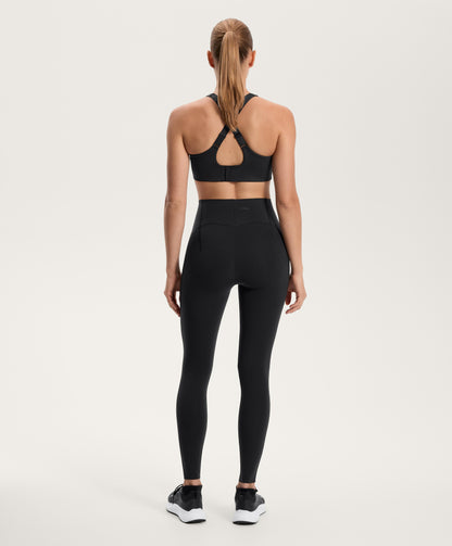 High rise ankle-length Compressive raise up leggings