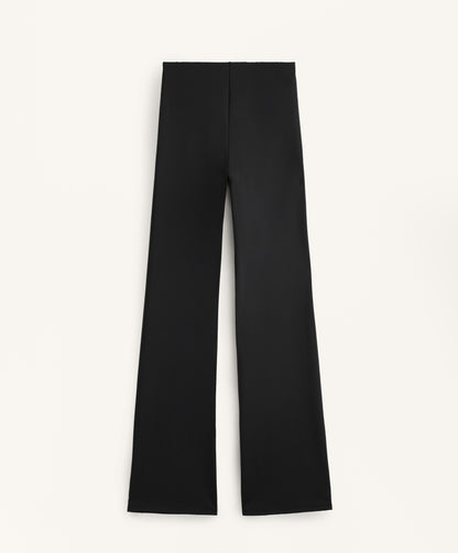 High rise Compressive raise up flare trousers