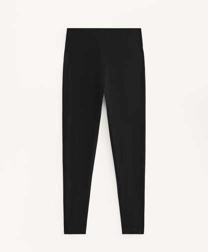 Ankle-length seamless base layer leggings