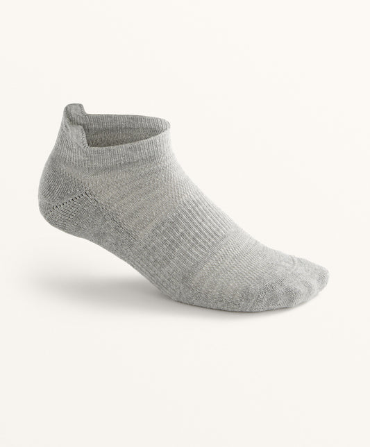 3 pairs of cotton blend sports sneaker socks with heel tab