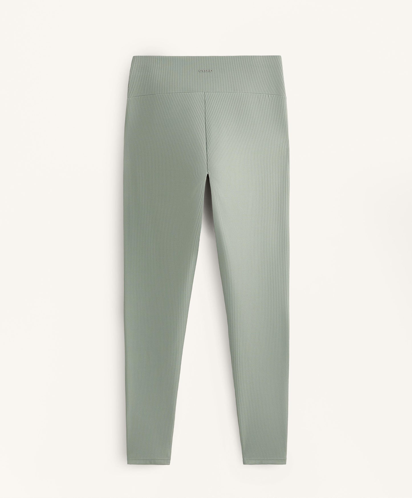 Comfortlux rib high-waisted ankle-length leggings