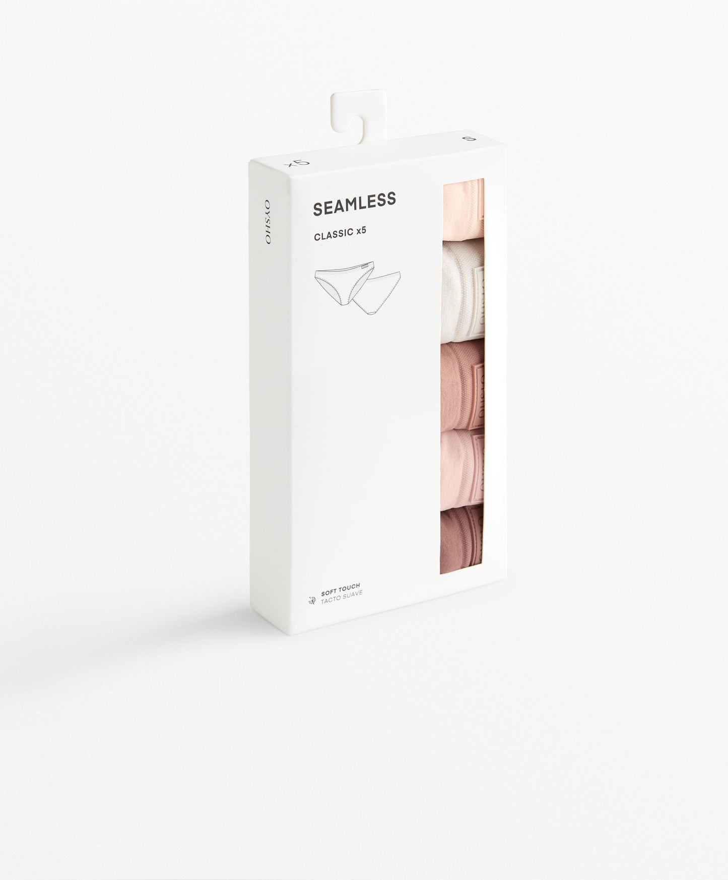 5 seamless soft touch classic briefs