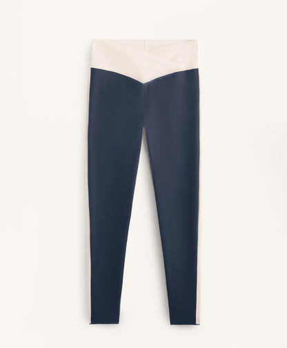 Perfect-adapt high-rise 65cm ankle-length leggings with V-waist