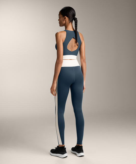 Perfect-adapt high-rise 65cm ankle-length leggings with V-waist