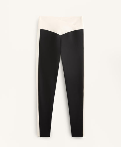 Perfect-adapt high-rise 65cm ankle-length leggings with V-waist
