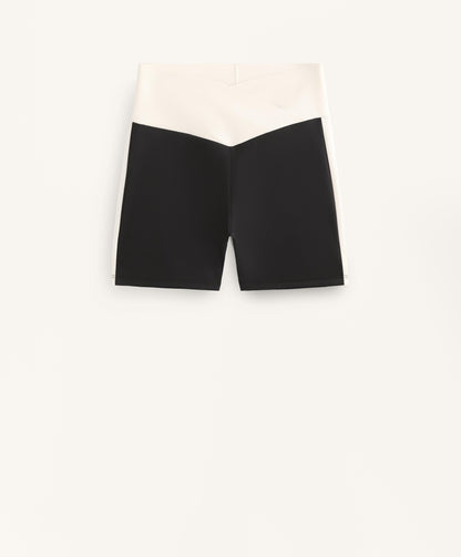 Perfect-adapt high-rise V-waist 10cm hot pant leggings