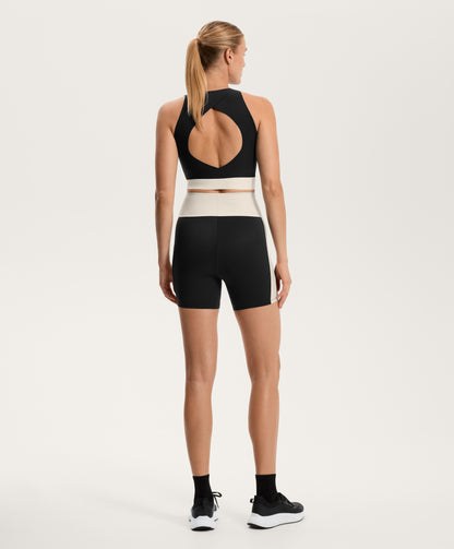Perfect-adapt high-rise V-waist 10cm hot pant leggings