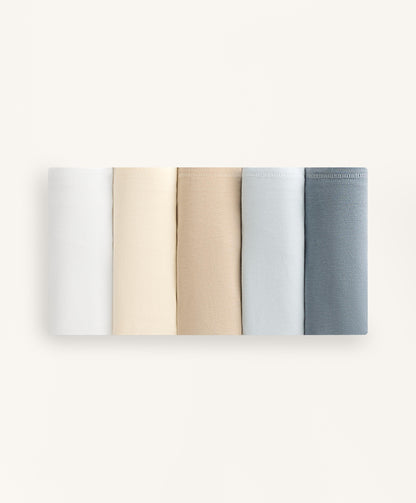 5 Brazilian cotton blend knickers