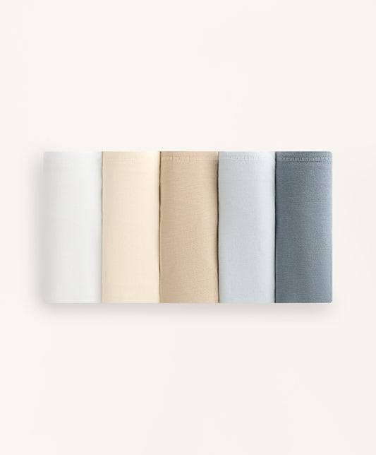 5 Brazilian cotton blend knickers